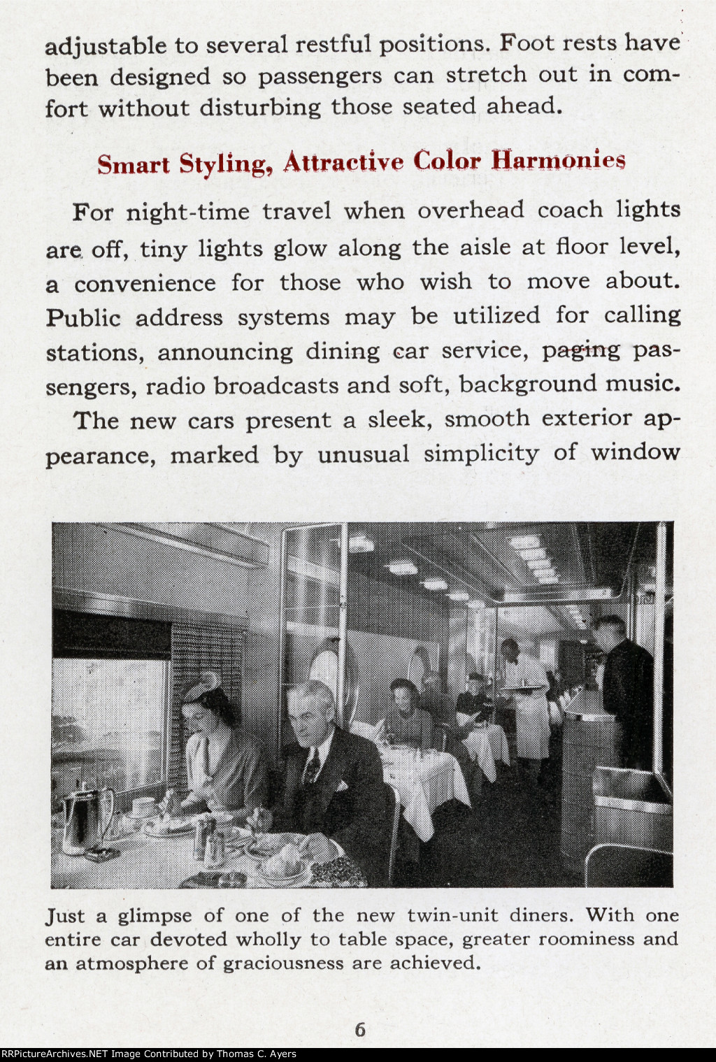 "Train Talks," Page 6, 1948